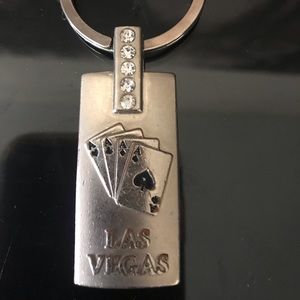 Las Vegas Rhinestone Keyring